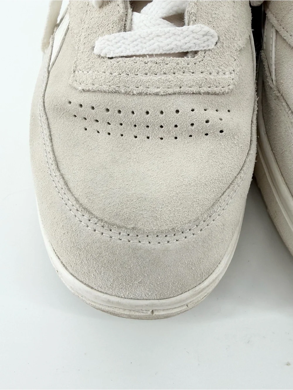 Reebok Club C Double Revenge Stucco Sedona Rose Suede Platform Shoes Womens 9.5